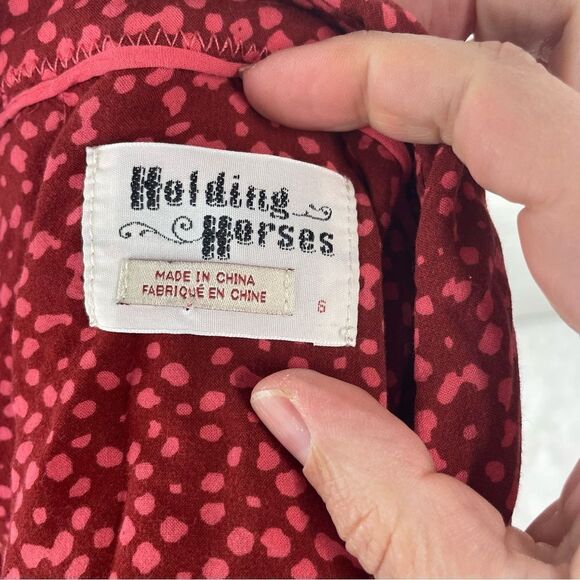 Anthropologie Holding Horses Sammie Printed Button Down Shirt - Picture 9 of 10